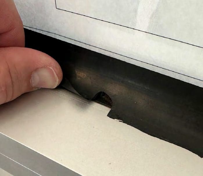 Sealant over the gasket — the “wet glaze” shortcut: Bead on the gasket, peeling away with a fingertip.