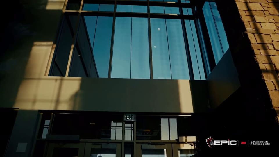 Video poster: The entrance curtainwall — 3M Prestige, Oklahoma City