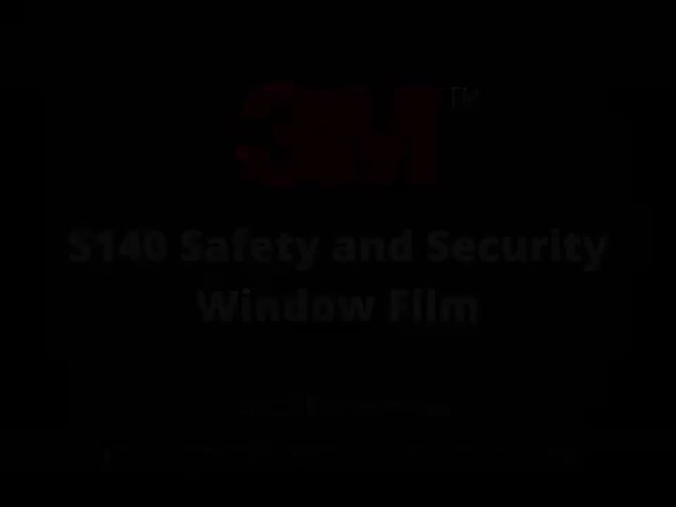 Video poster: 3M S140 Safety Film Installation — practical school security, done right